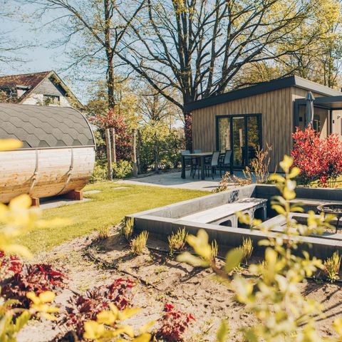 Lodge 4 personen - Loevestein Deluxe mit Whirlpool & Sauna