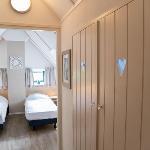 Bungalow 6 Personen - Wandersand mit Bettgestell