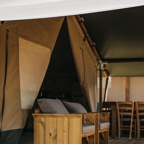 Safarizelt 6 Personen - Garten
