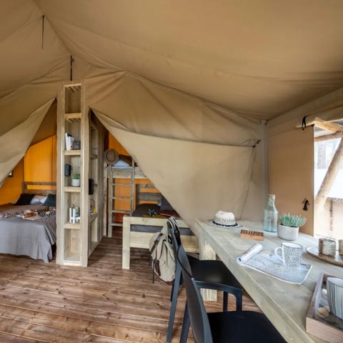 Zelt 5 Personen - Zelt Confort 2 Zimmer - ohne Sanitäranlagen