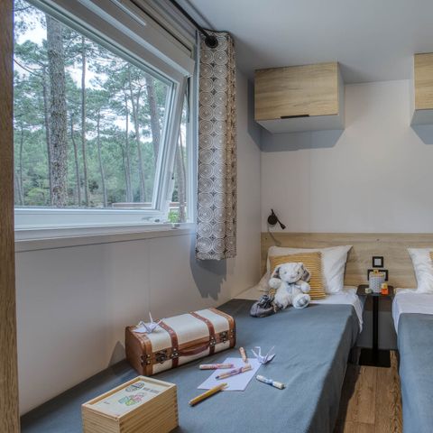 Mobilheim 4 Personen - Komfort - 2 Schlafzimmer - Klimaanlage
