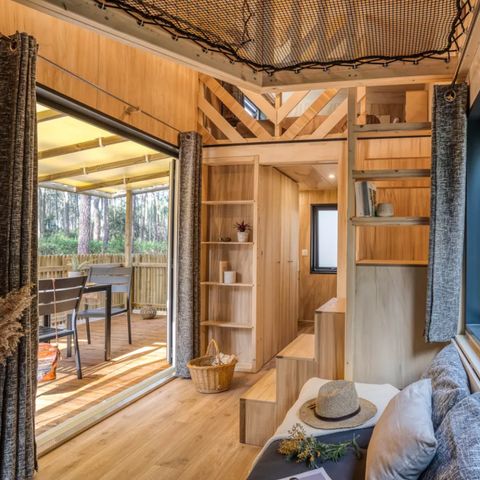 AUßERGEWÖHNLICHE UNTERKUNFT 4 Personen - Tiny house Komfort - 2 Zimmer