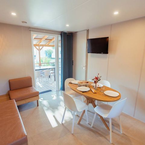 Mobilheim 4 Personen - Premium - 2 Schlafzimmer - Klimaanlage