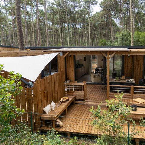Mobilheim 4 personen - Exclusiv - 2 Schlafzimmer - 2 Badezimmer - Klim.