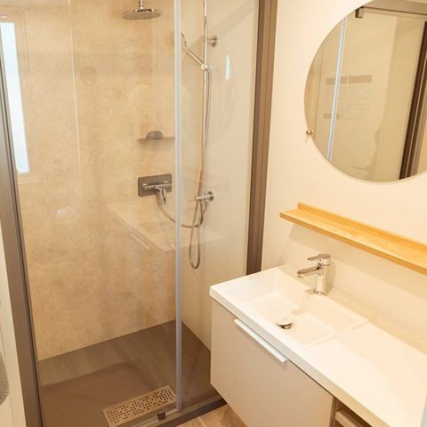 Mobilheim 4 personen - Exclusiv - 2 Schlafzimmer - 2 Badezimmer - Klim.
