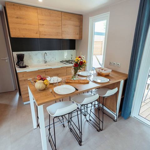Mobilheim 6 personen - Exclusiv - 3 Schlafzimmer - 2 Badezimmer - Klim.