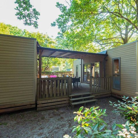 Mobilheim 8 personen - Exklusiv - 4 Schlafzimmer - 3 Badezimmer - Klima. 2 Module