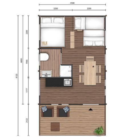 LODGE 5 Personen - Sommer