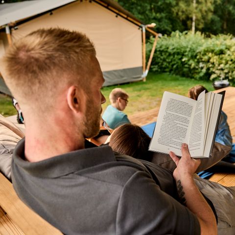 Safarizelt 4 Personen - einschließlich sanitärer Einrichtungen