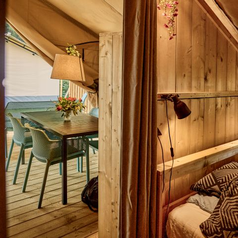 Safarizelt 4 Personen - einschließlich sanitärer Einrichtungen