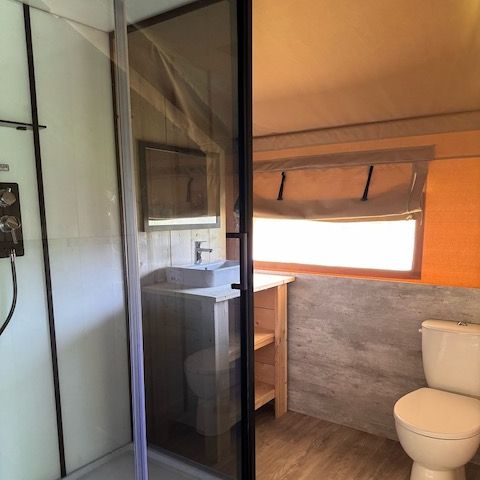 Safarizelt 4 personen - Glampingzelt inkl. Sanitäranlagen