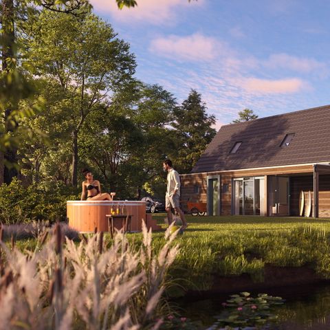 FERIENHAUS 6 Personen - Carrier Stone Außensauna