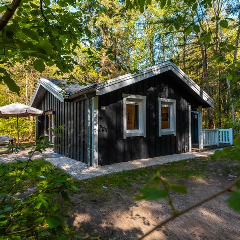 Chalet 4 Personen - Woodenborg Hütte mit Whirlpool