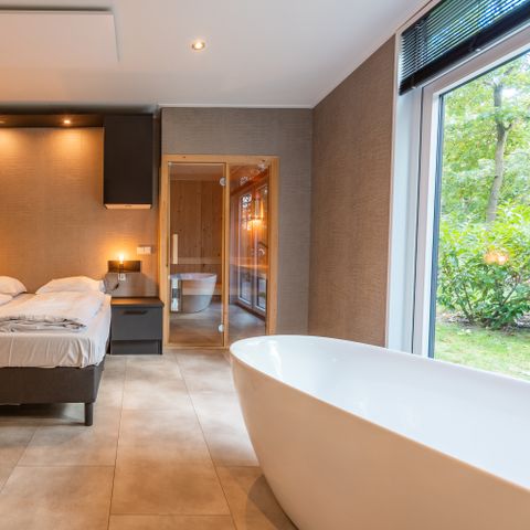 Chalet 2 Personen - Waldrand Wellness-Kabine Premium