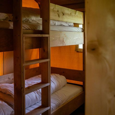 Safarizelt 6 Personen - einschließlich sanitärer Einrichtungen