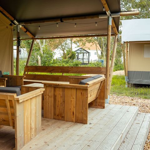 Safarizelt 6 Personen - einschließlich sanitärer Einrichtungen