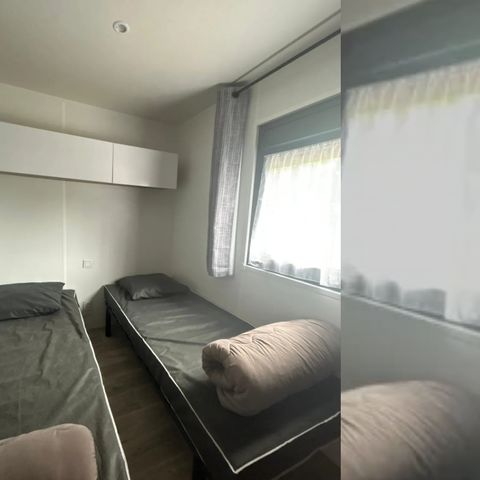 Mobilheim 4 Personen - Komfort + 2 Zimmer