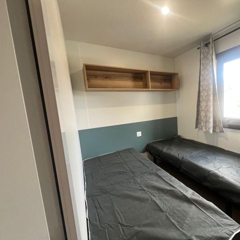 Mobilheim 4 Personen - Komfort + 2 Zimmer integrierte Terrasse
