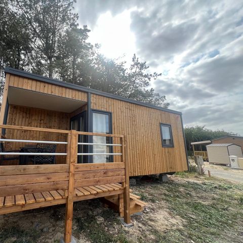 Mobilheim 4 Personen - Komfort + 2 Zimmer integrierte Terrasse