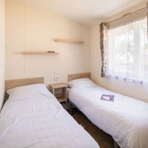 Mobilheim 6 Personen - Komfort 3 Schlafzimmer Lounge mit Geschirrspüler