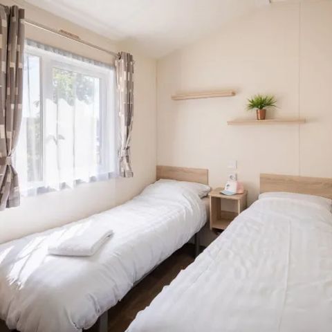 Mobilheim 6 Personen - Komfort 3 Schlafzimmer Lounge mit Geschirrspüler