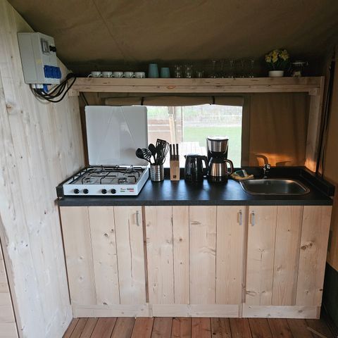 SafariZelt 5 Personen - einschließlich Toilette