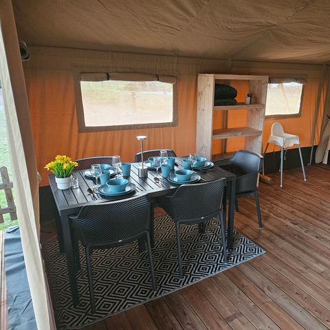 Safarizelt 5 Personen - einschließlich Toilette