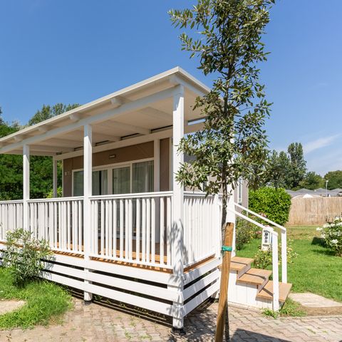 Mobilheim 4 Personen - Deluxe Lodge - Haustiere erlaubt