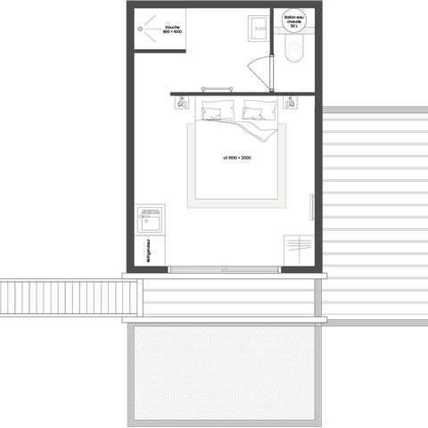 AUßERGEWÖHNLICHE UNTERKUNFT 2 Personen - Baumhaus 2 Personen