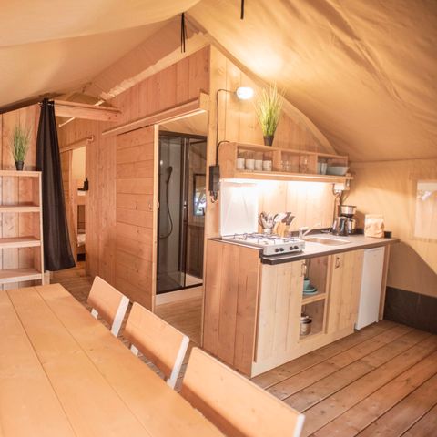 Safarizelt 4 Personen - Safari-Zelt I 4 Personen I Privates Badezimmer