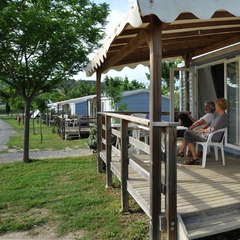 Mobilheim 4 Personen - 2 Zimmer Riviera 27,5m² + Klimaanlage