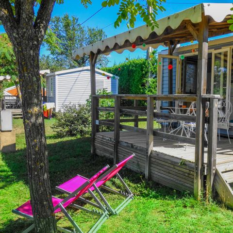 Mobilheim 4 Personen - 2 Zimmer Riviera 27,5m² + Klimaanlage