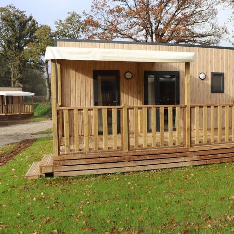 Mobilheim 4 Personen - 3-Zimmer-Lodge - Babybettbetreuung nicht möglich