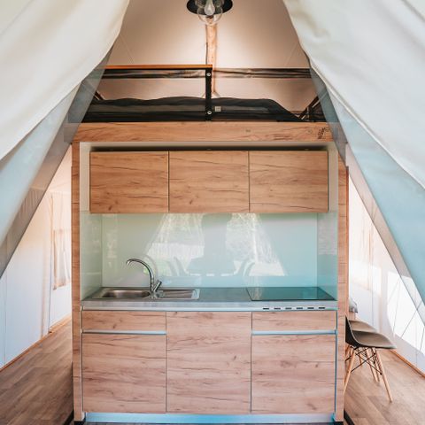 Zelt 4 Personen - Luxuriöse Glamping-Lodge