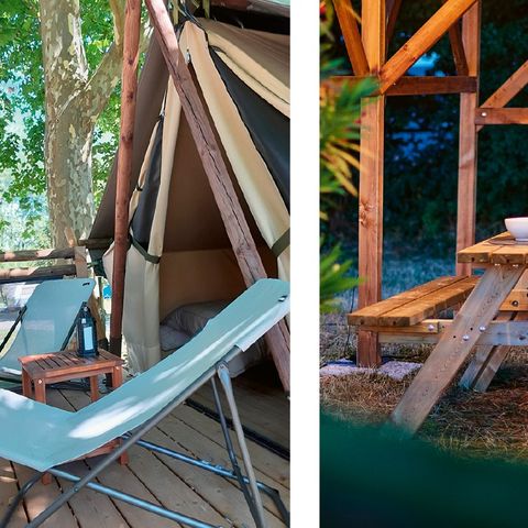 Zelt 2 Personen - Moorea (ohne Sanitäranlagen)