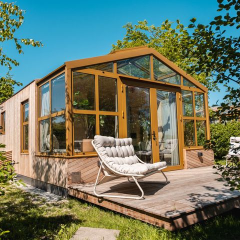 Tiny house 4 personen - Großes Gewächshaus