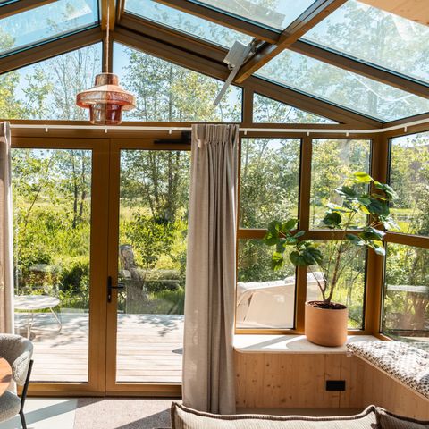 Tiny house 4 personen - Großes Gewächshaus