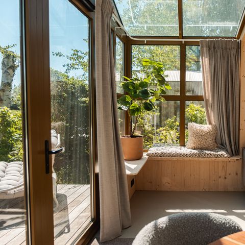 Tiny house 4 personen - Großes Gewächshaus