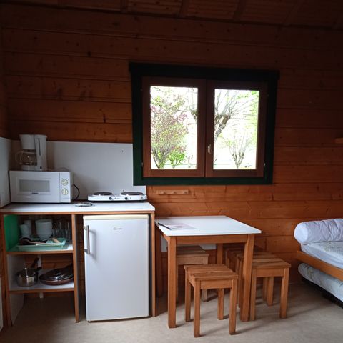 Chalet 4 Personen -  20m² - 1 Zimmer (ohne Sanitäranlagen)