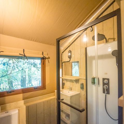 Safarizelt 5 Personen - Familien-Glamping-Zelt
