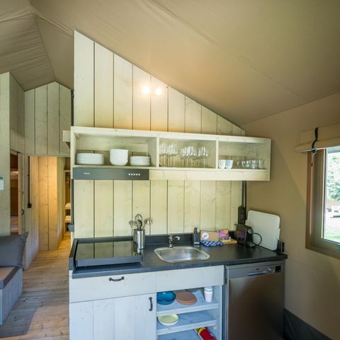 Safarizelt 5 Personen - Familien-Glamping-Zelt