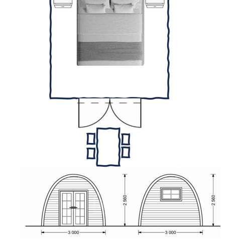 AUßERGEWÖHNLICHE UNTERKUNFT 2 Personen - Ungewöhnlich POD ( 1 oder 2 Personen )