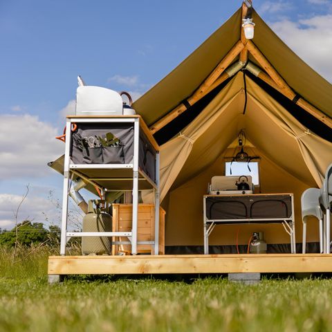 Zelt 4 Personen - Glamping Glockenzelt 2/4-Bett
