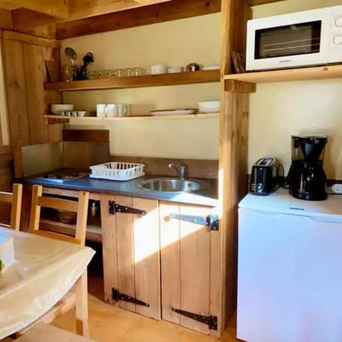 Zelt 6 Personen - Zelt Lodge Tilleul 3 Schlafz. 6 Pers.