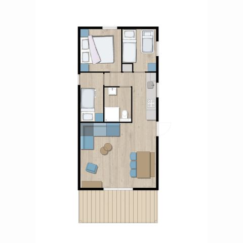 Bungalow 5 Personen - Schmetterlinge Venhuis