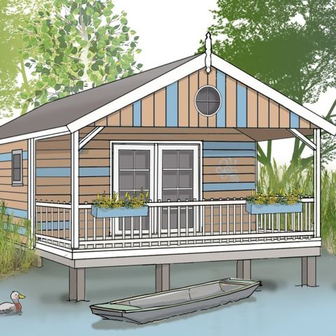 Bungalow 5 Personen - Schmetterlinge Venhuis