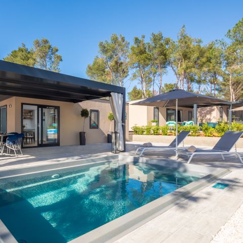 Mobilheim 4 Personen - Amber Sea Luxury Holiday Home mit privatem Pool