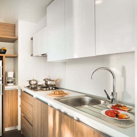 Mobilheim 4 Personen - Komfort-Ferienhaus