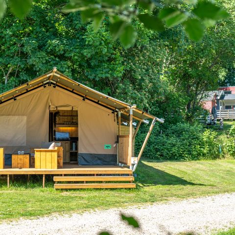 Safarizelt 5 Personen - einschließlich sanitärer Einrichtungen