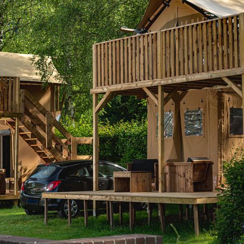 AUßERGEWÖHNLICHE UNTERKUNFT 2 Personen - Erhöhte Zelt-Lodge